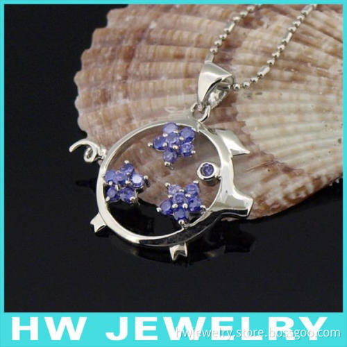 40621 factory sale cz 925 sterling silver pendants
